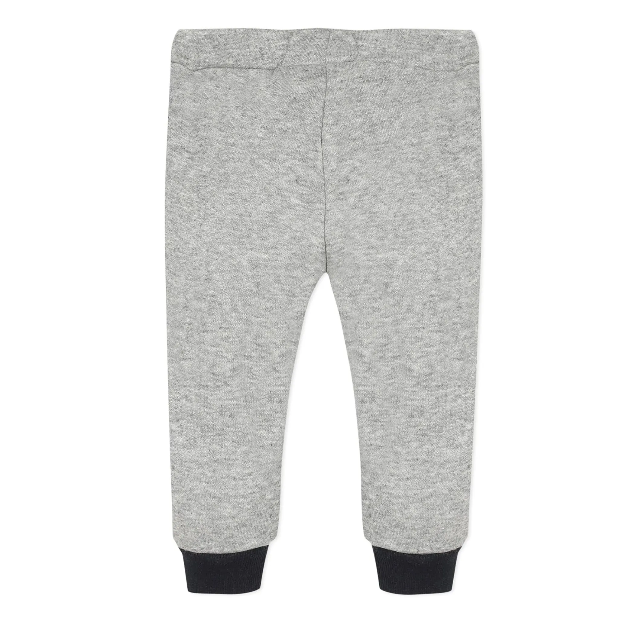 3 POMMES Grey fleece joggers
