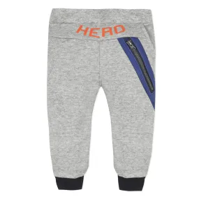 3 POMMES Grey fleece joggers