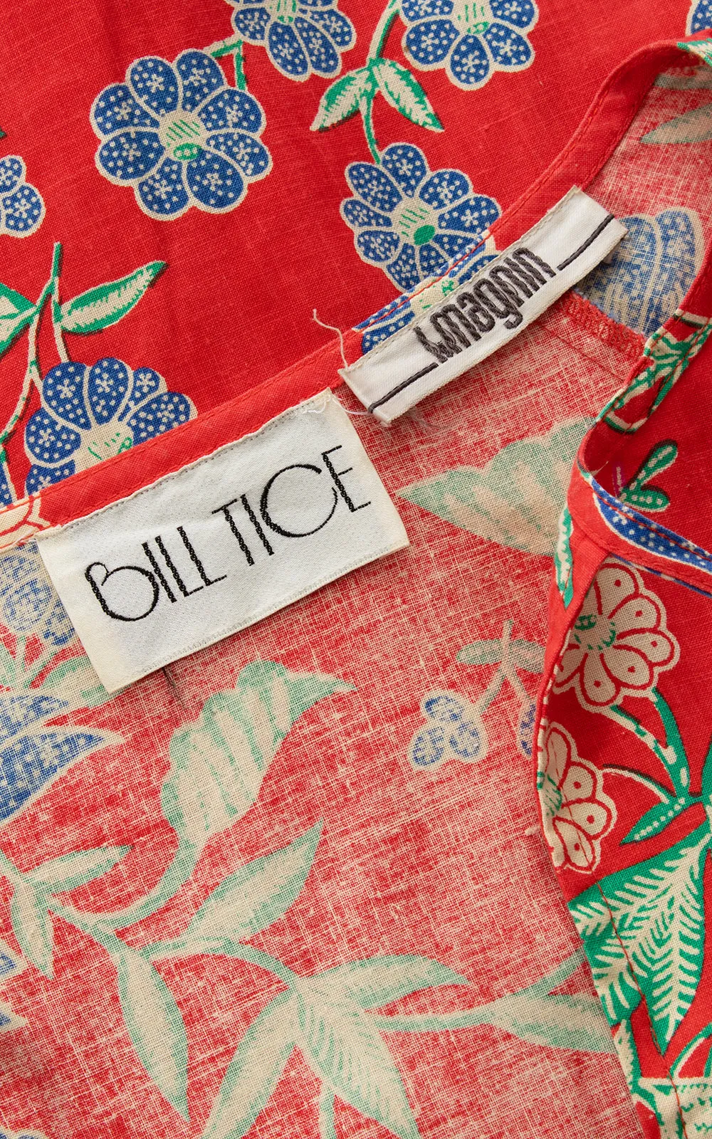$65 DRESS SALE /// 1970s Floral Butterfly Cotton Maxi Dress with Pockets | medium