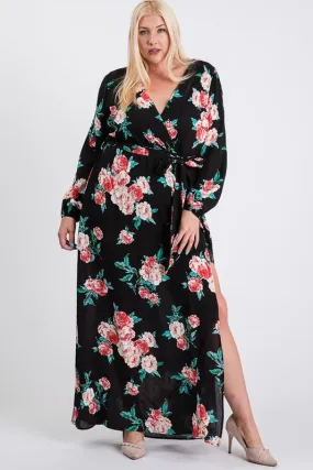 All-Flower Printed Maxi Dress