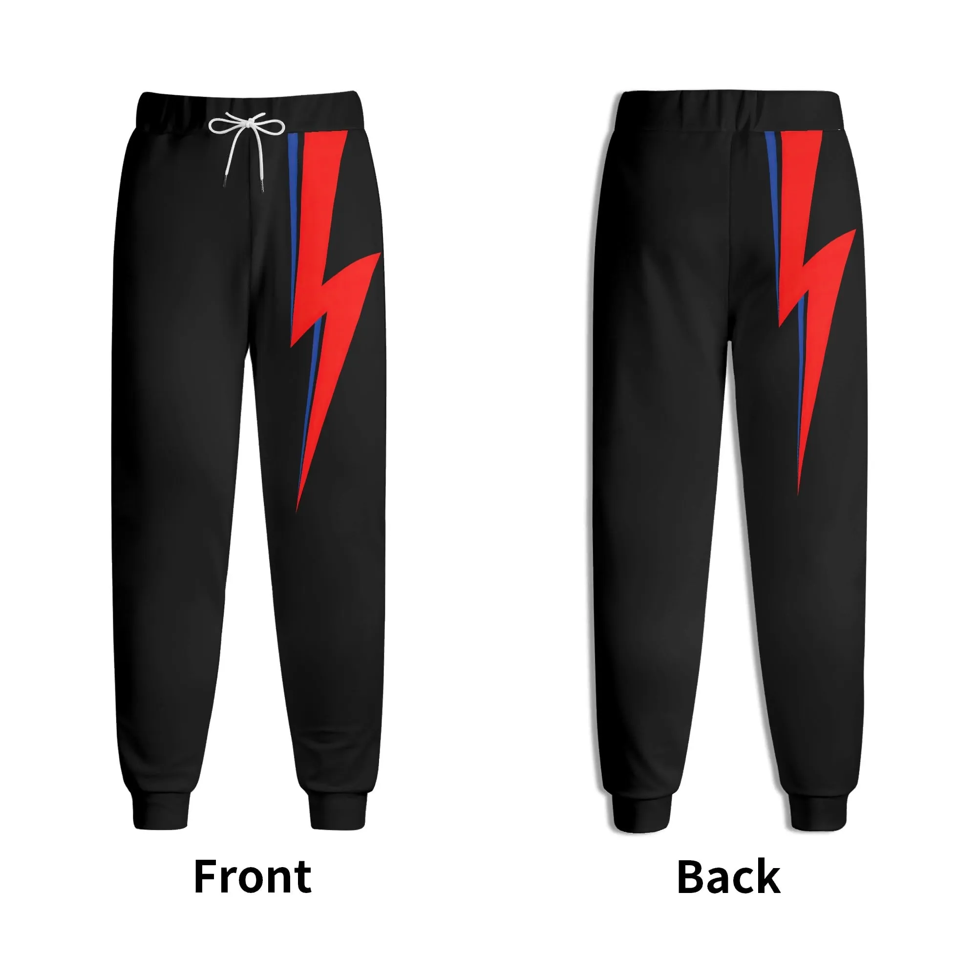 Bowie's Lightning Bolt Track Pants  Classic Rock Inspired Apparel