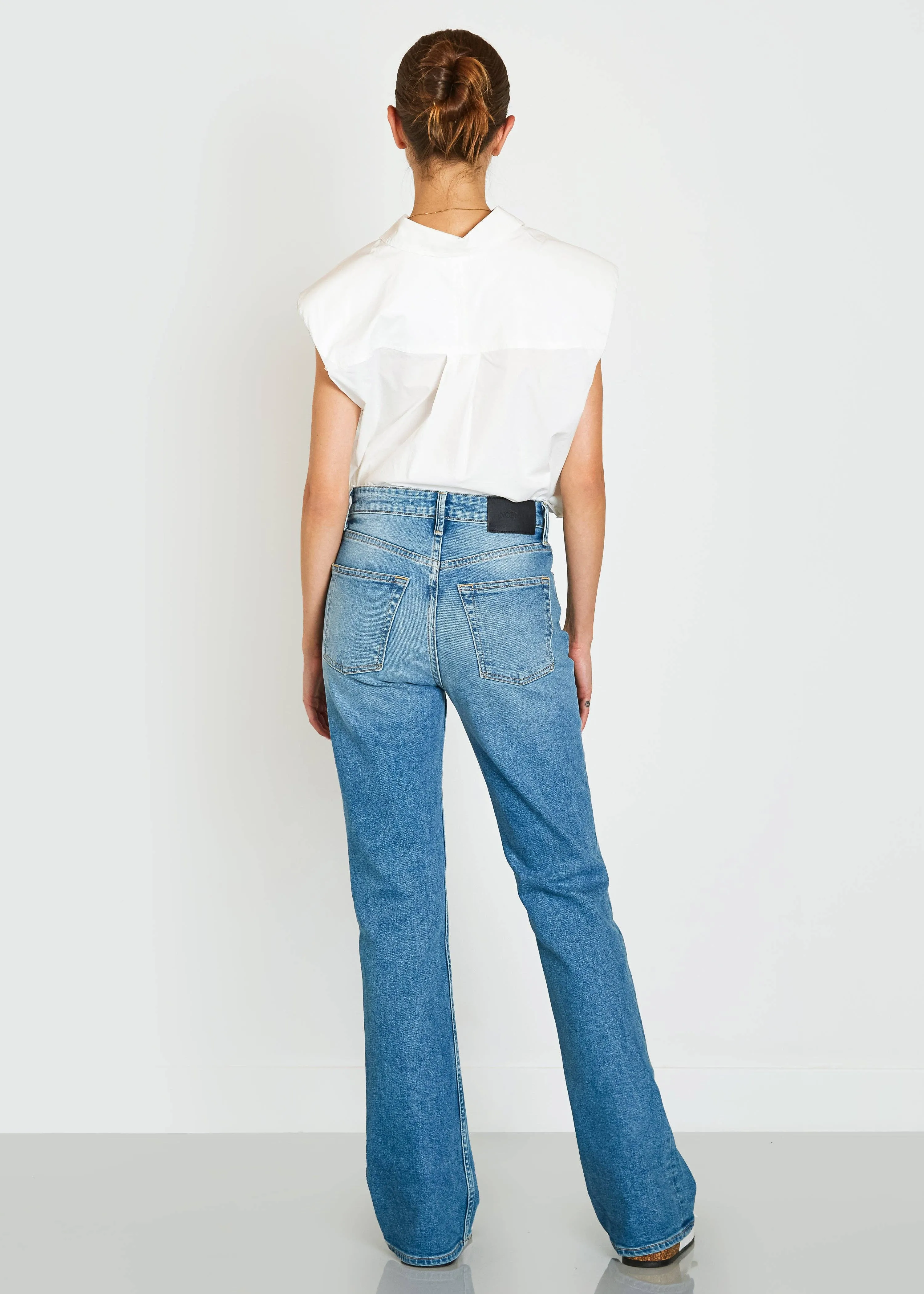 Celine High Rise Bootcut Jeans - Gretna Wash