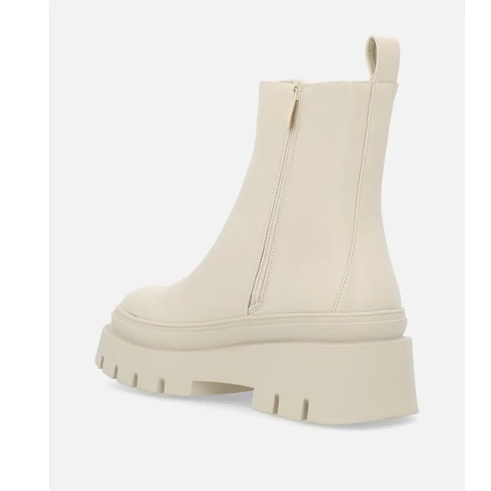 Chelsea - Chunky Boots - Cream