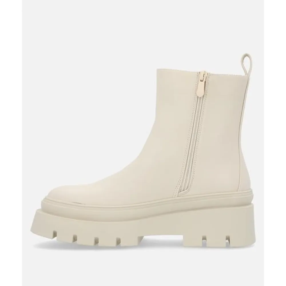 Chelsea - Chunky Boots - Cream