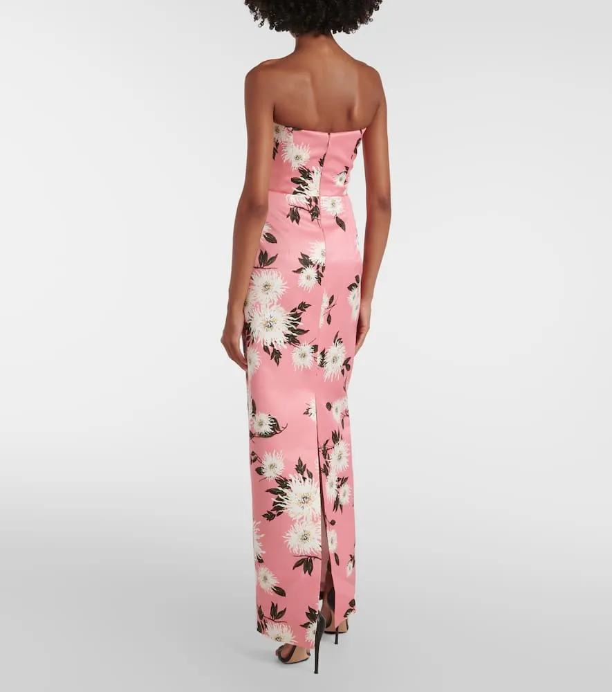 Emilia Wickstead Emine floral taffeta faille gown