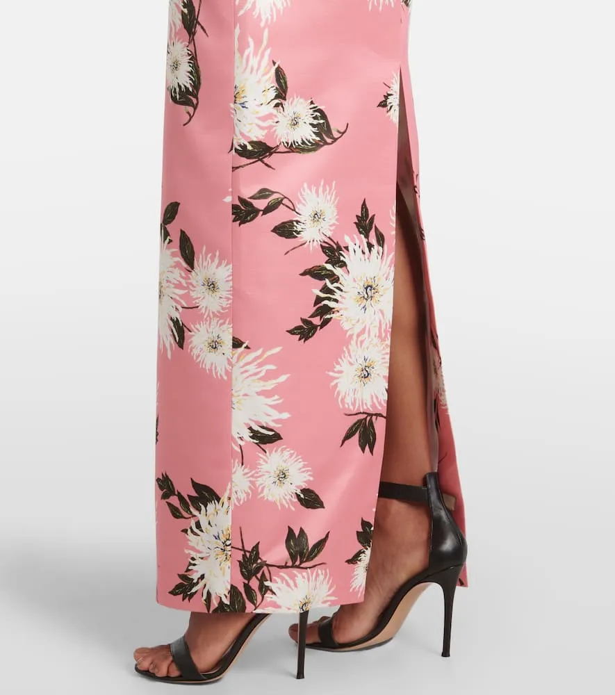 Emilia Wickstead Emine floral taffeta faille gown