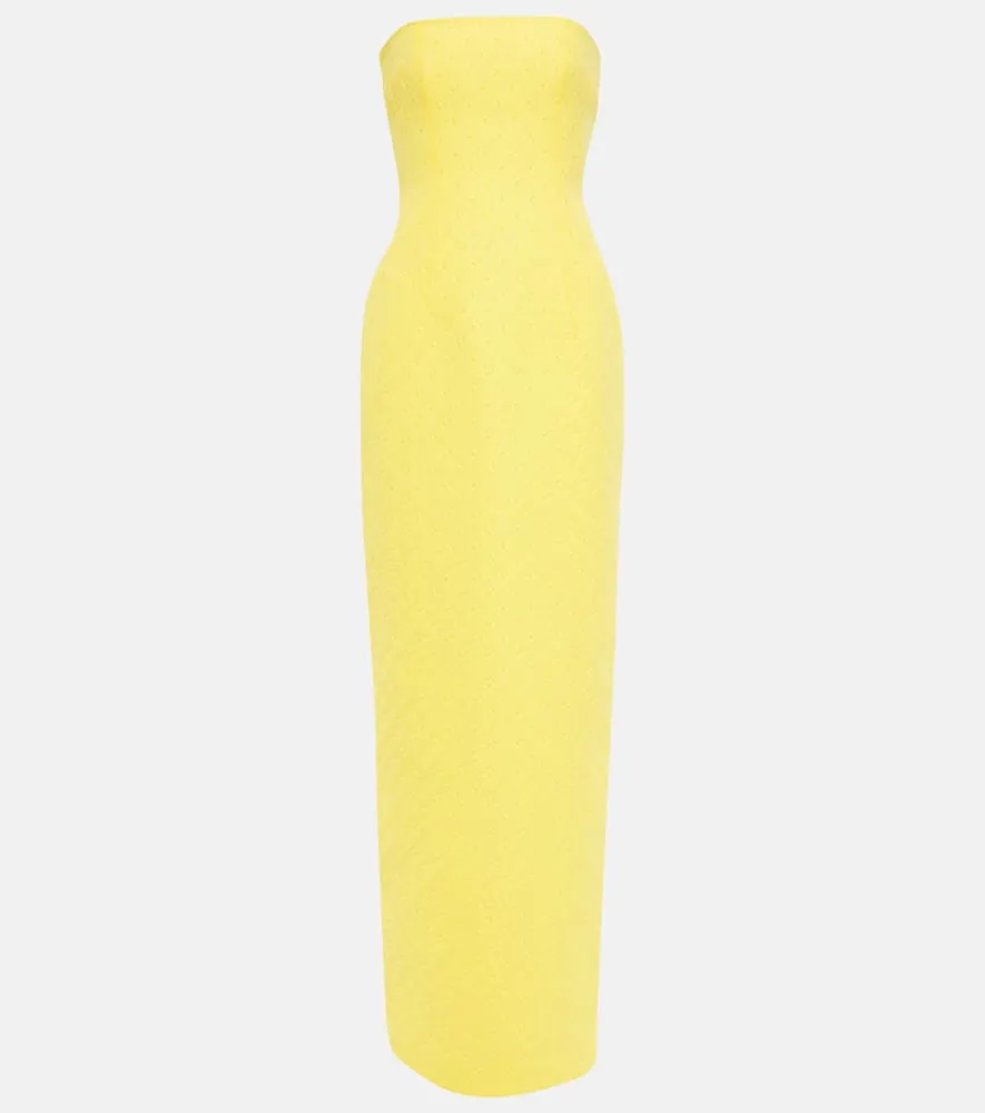 Emilia Wickstead Laelia floral jacquard maxi dress