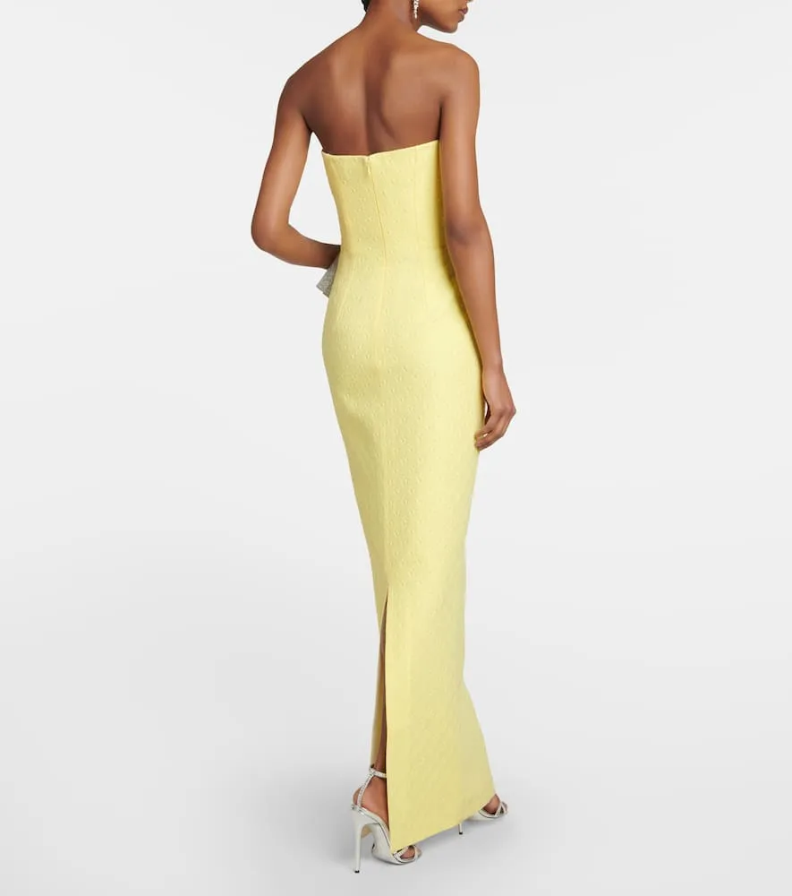 Emilia Wickstead Laelia floral jacquard maxi dress