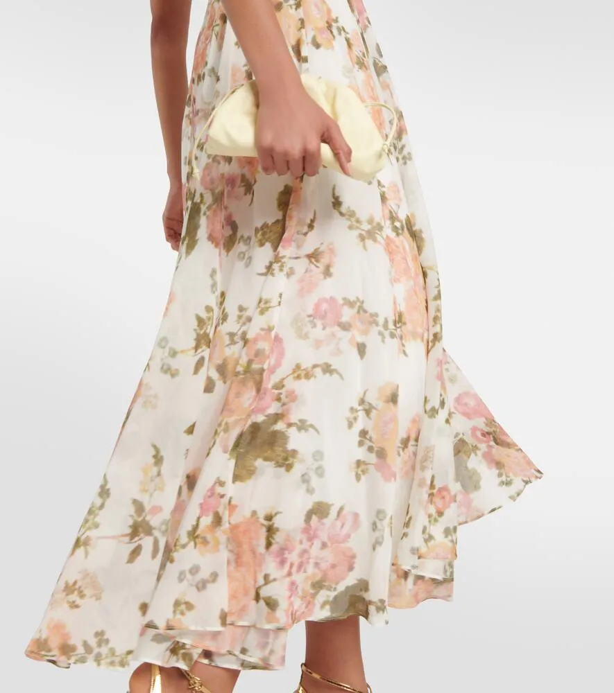 Erdem Theophila floral cotton and silk maxi dress