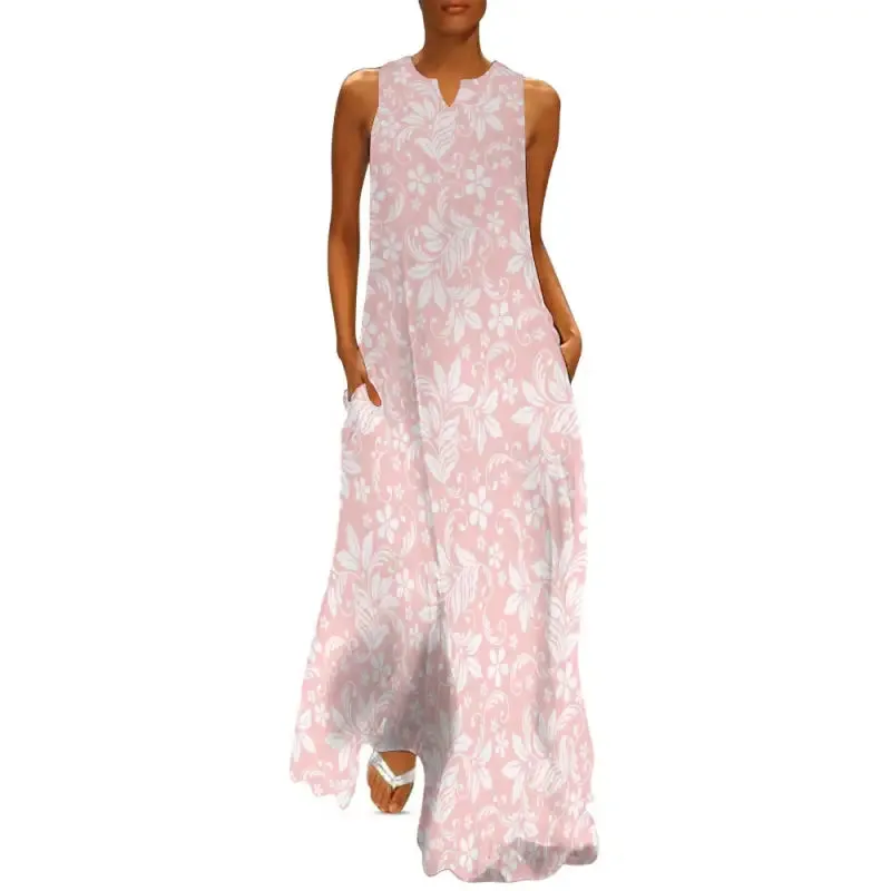 Feel Like a Daydream in Our Pink Floral Maxi Dress Magic