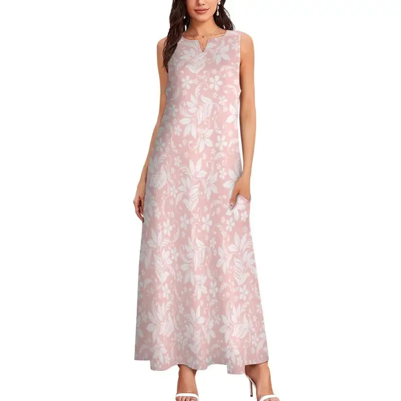 Feel Like a Daydream in Our Pink Floral Maxi Dress Magic