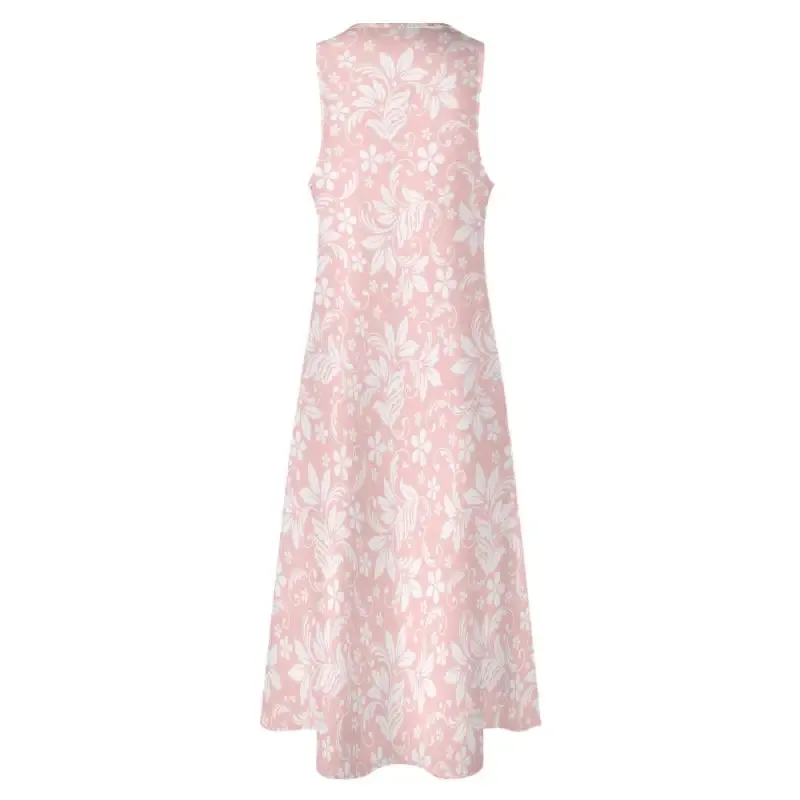 Feel Like a Daydream in Our Pink Floral Maxi Dress Magic