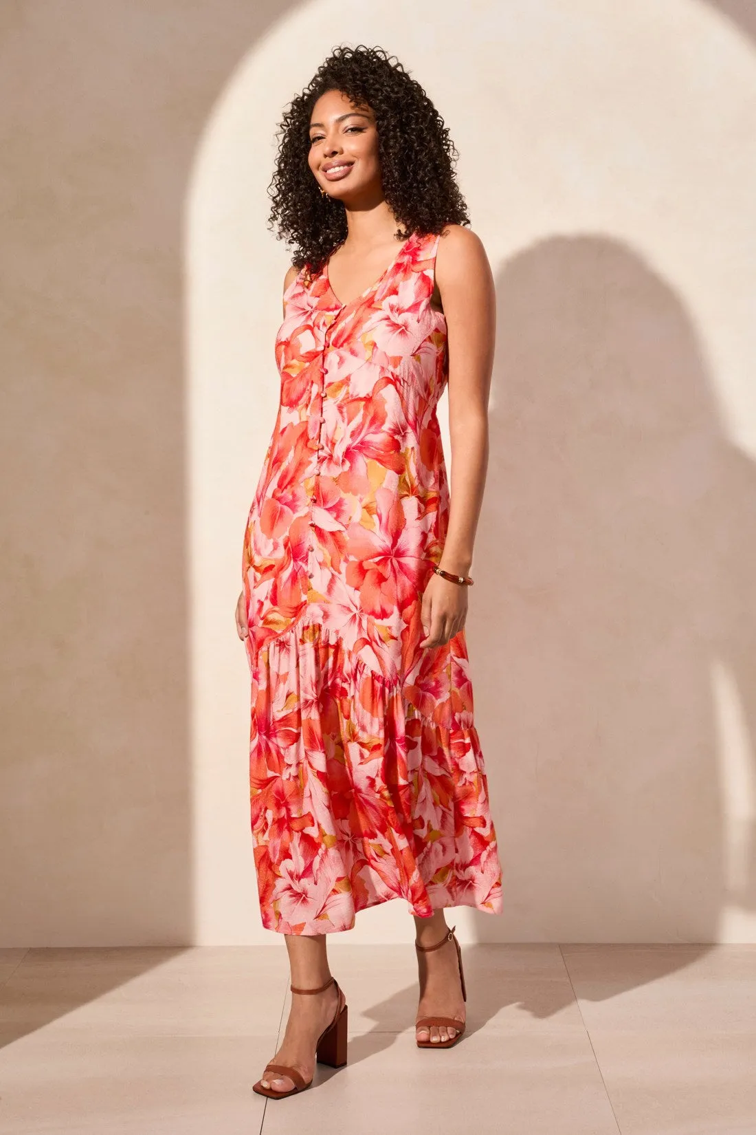 Fiona Jacquard Maxi Dress