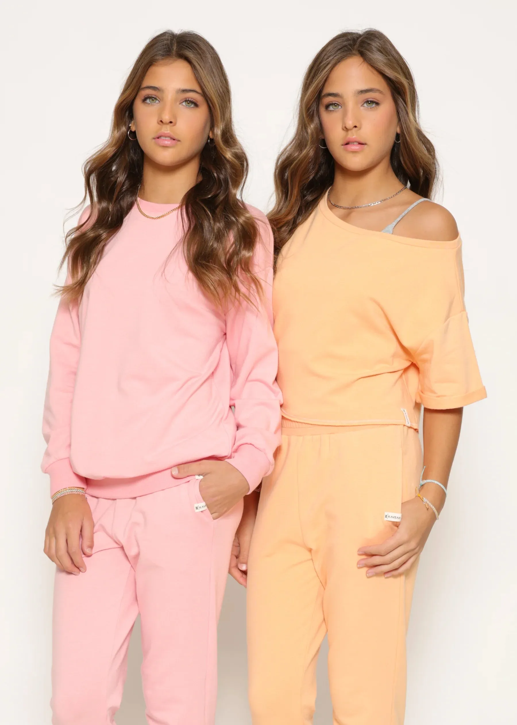 French Terry Boxy Tee - Apricot