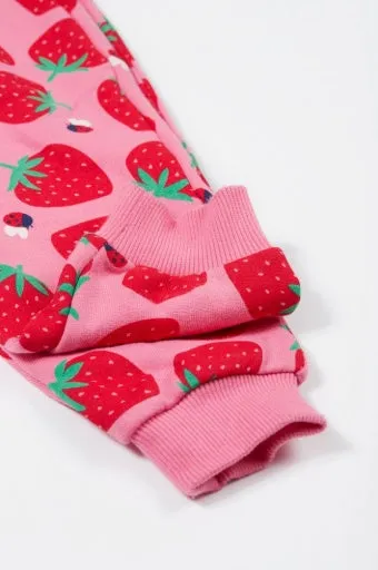 Frugi Snuggle Crawlers - Strawberry Pals
