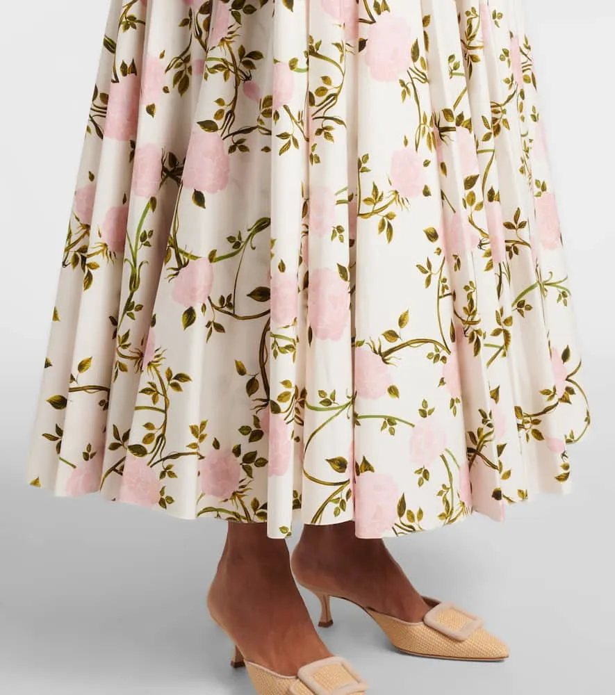 Giambattista Valli Floral cotton gown