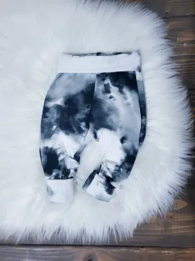 Grow with Me Black and White Joggers