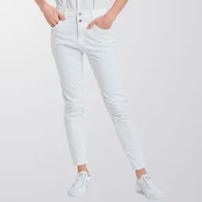 Italian Star | Emma Stretch Jean - White
