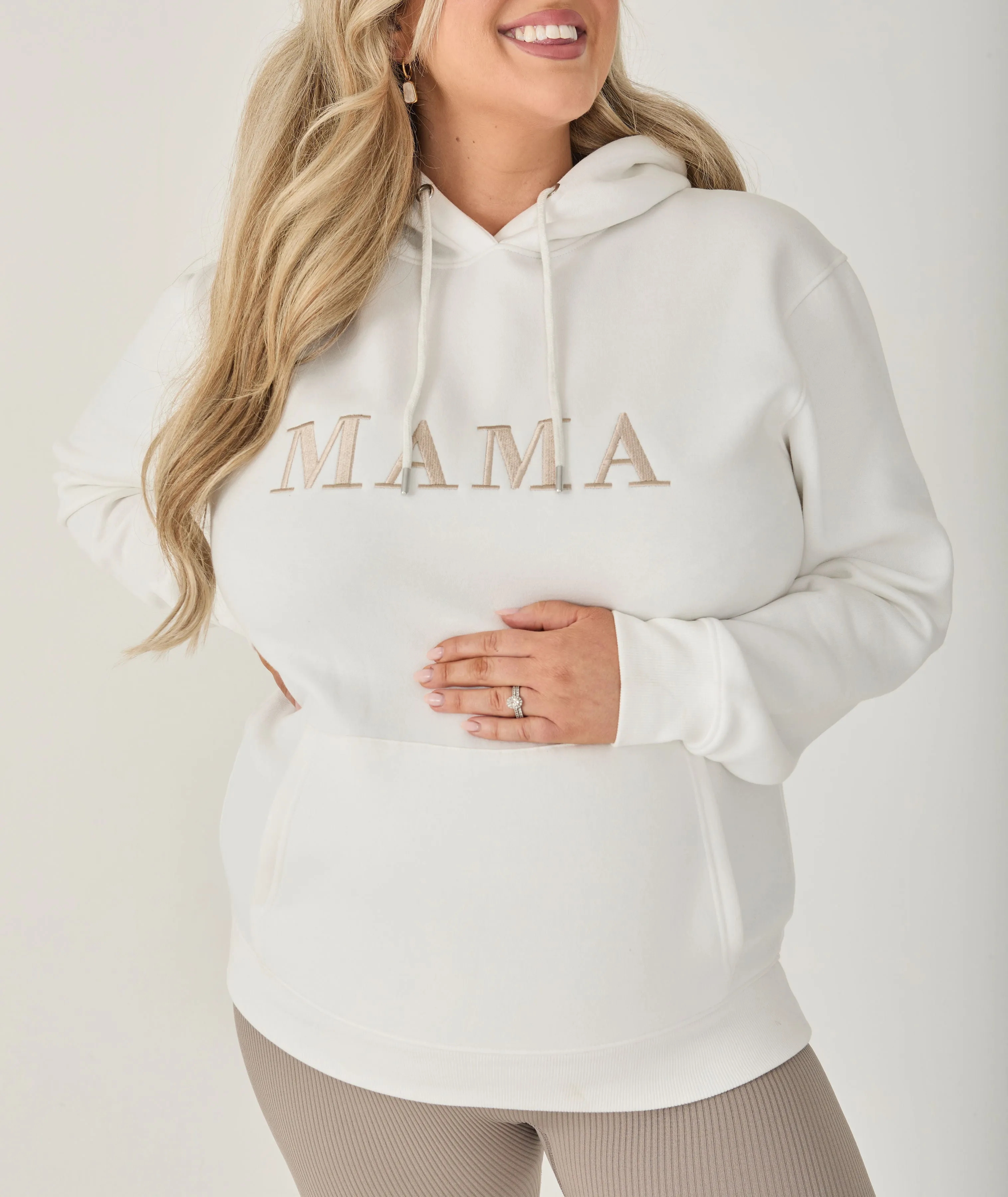 Mama Hoodie - White