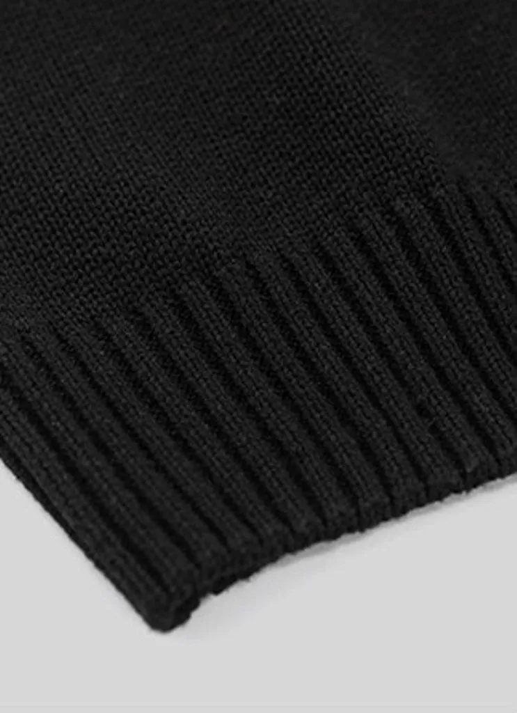 Men's Autumn/Winter Warm Soft Knitted Loose Pullover With Turtleneck