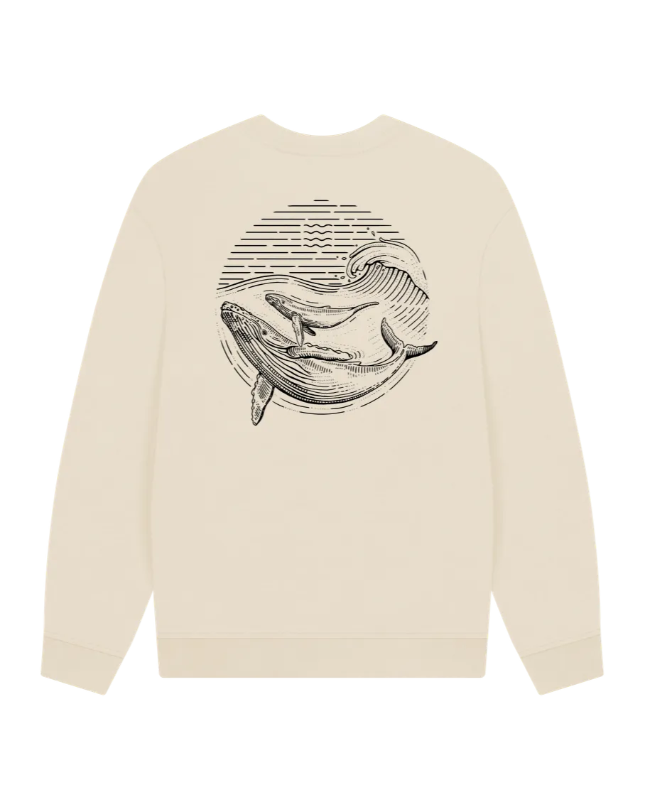 Ocean Guardians Oversized Sweatshirt / Black Version