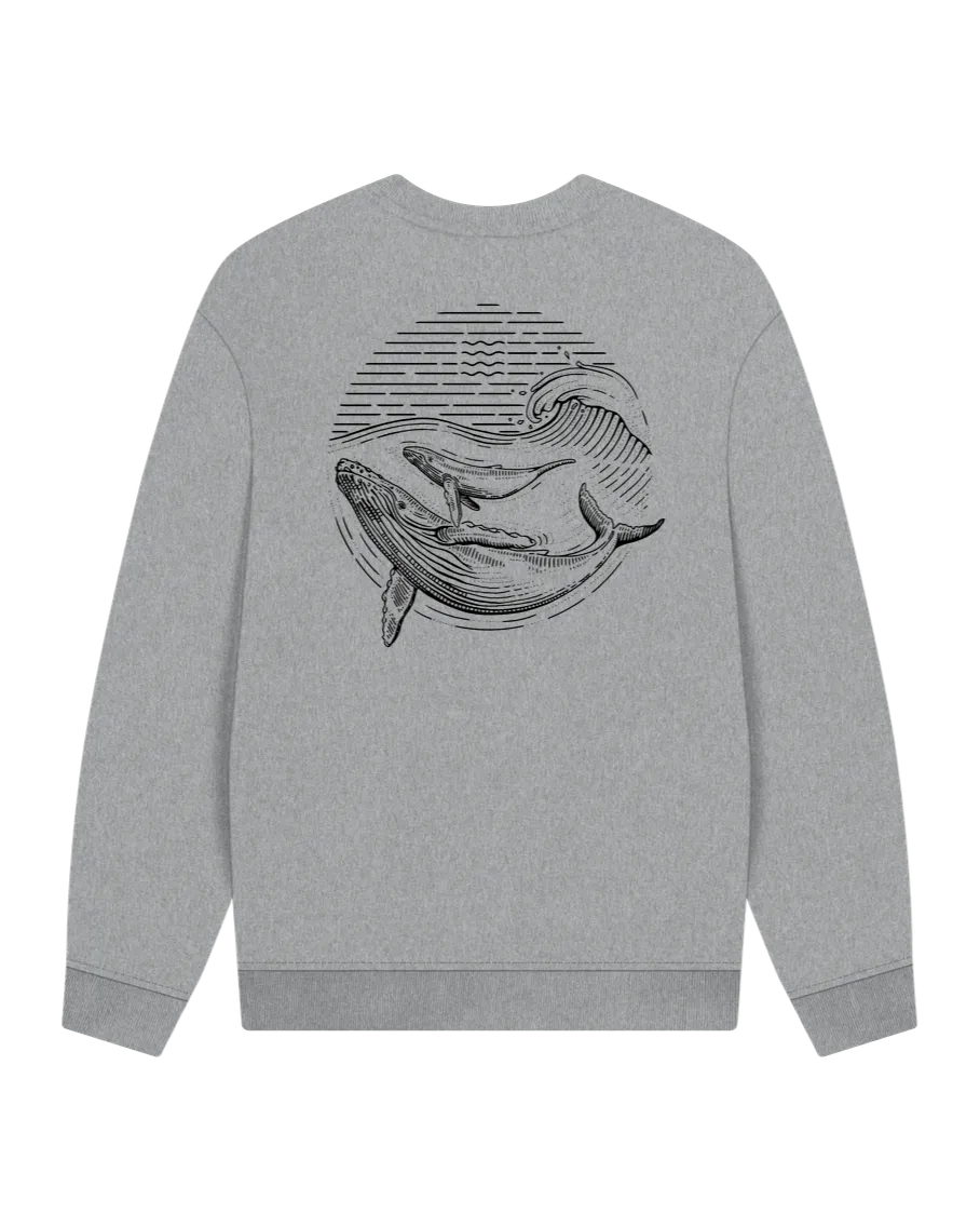 Ocean Guardians Oversized Sweatshirt / Black Version