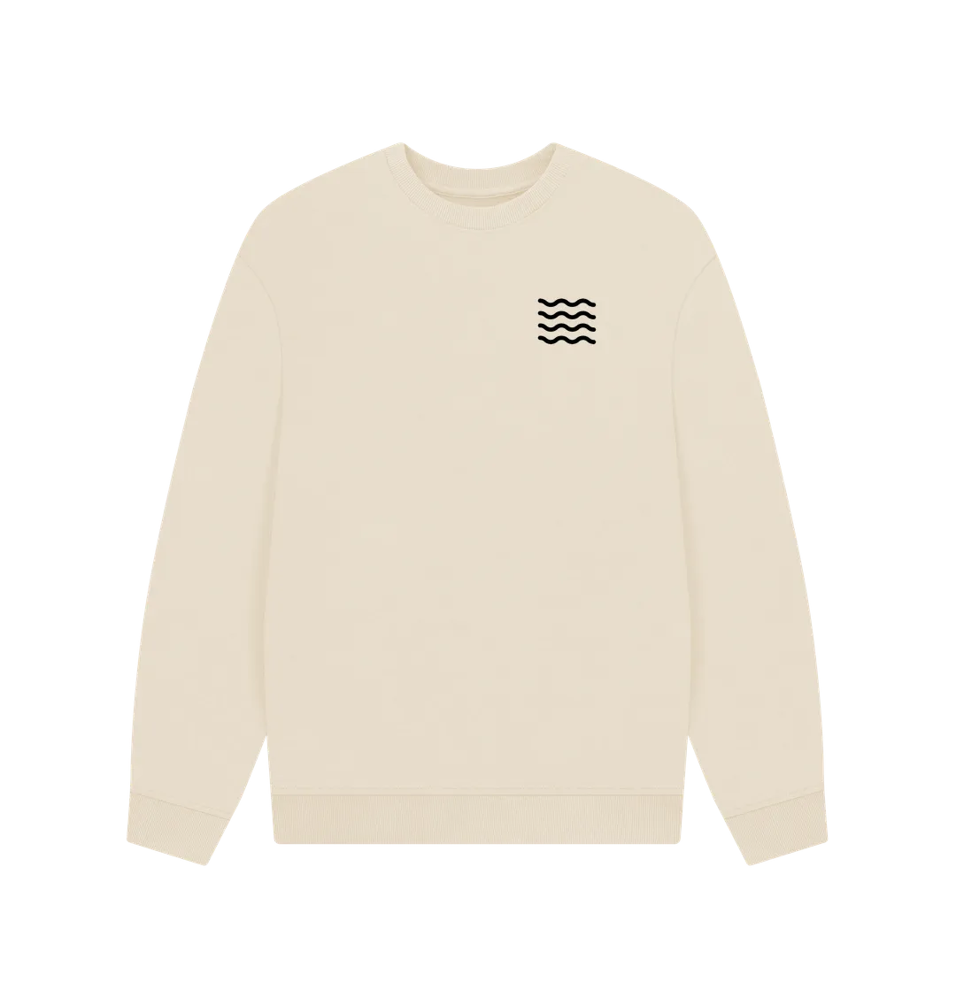 Ocean Guardians Oversized Sweatshirt / Black Version