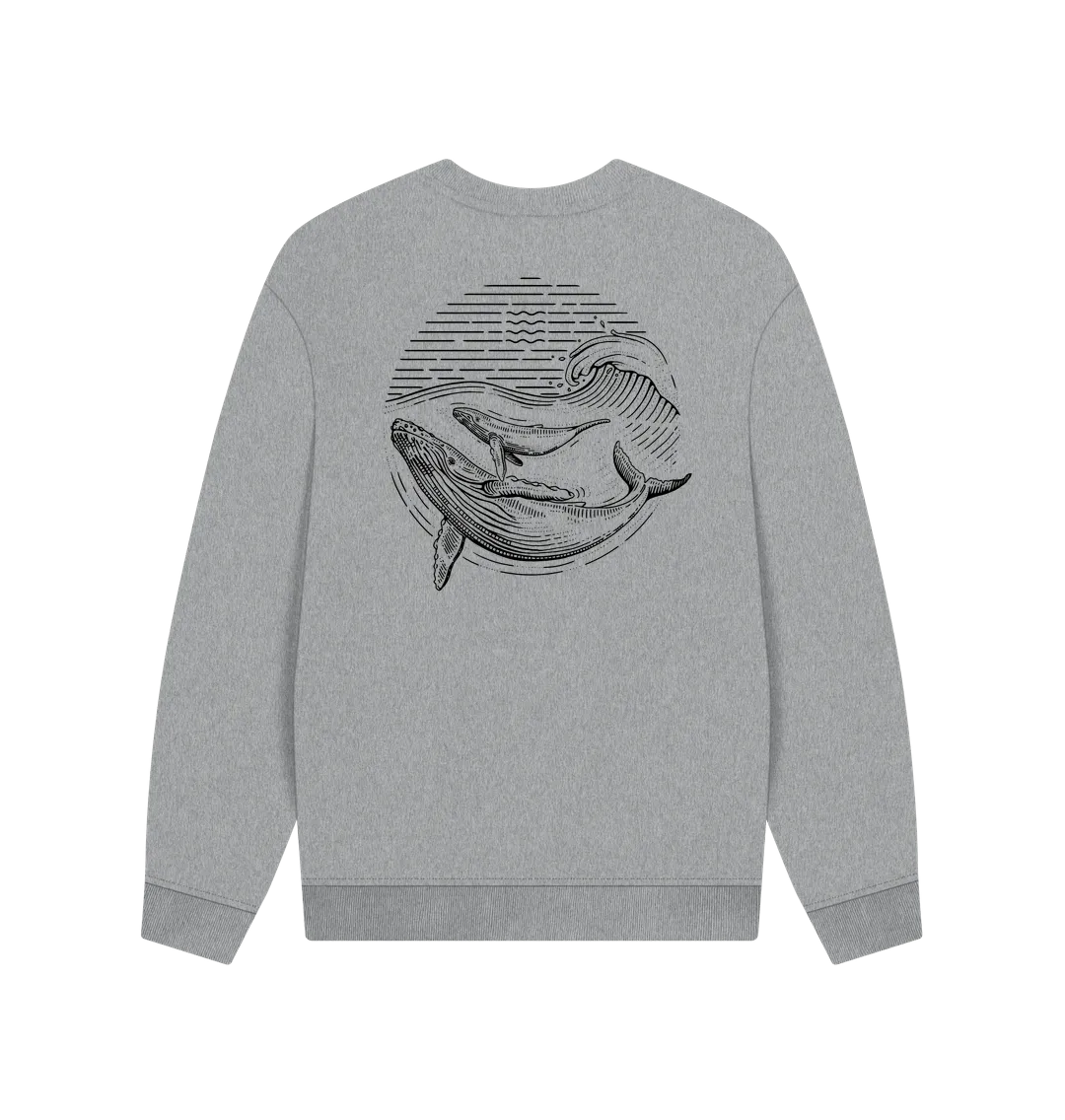 Ocean Guardians Oversized Sweatshirt / Black Version