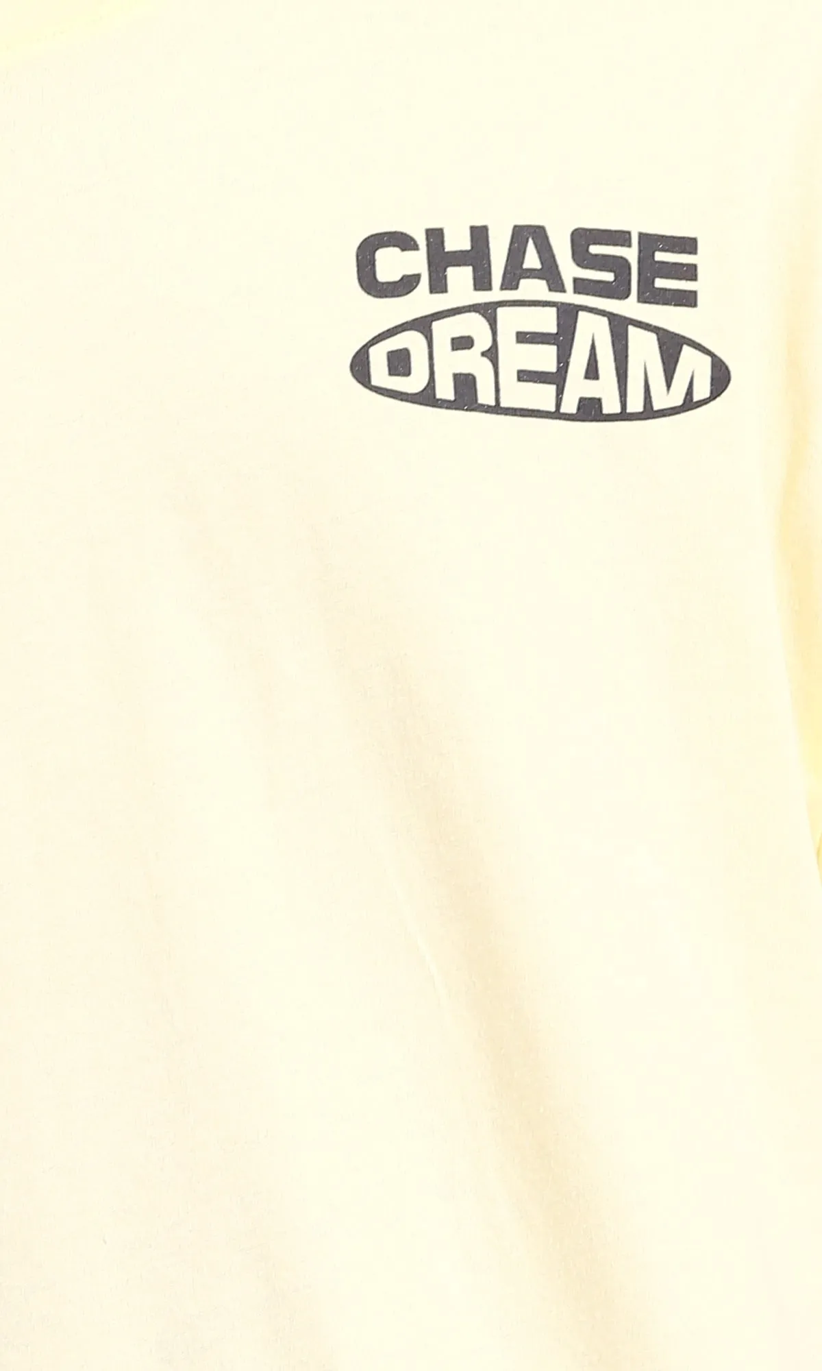 R208551 - Front & Back Print Cotton Tee - Light Yellow