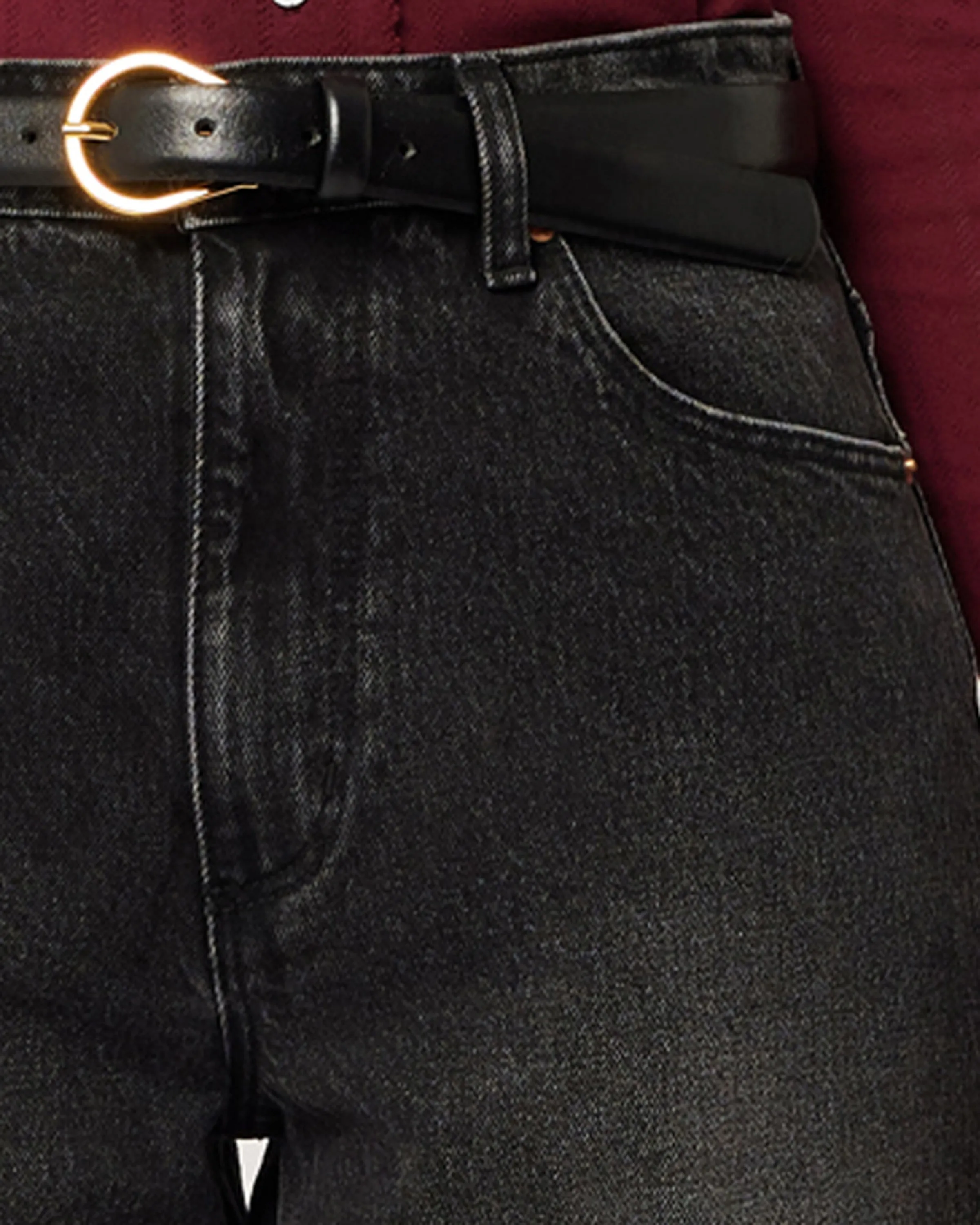 Rolla's 'Gigi Barrel' Jean - 80's Black