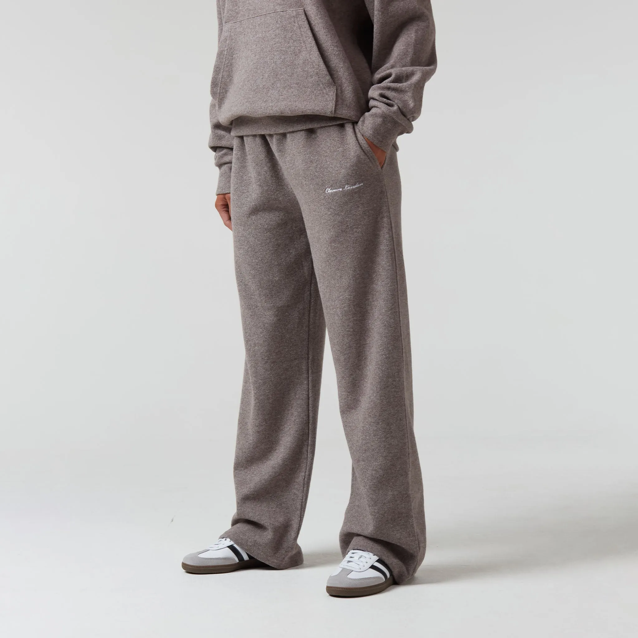 Soft Knit Tracksuit I Brown
