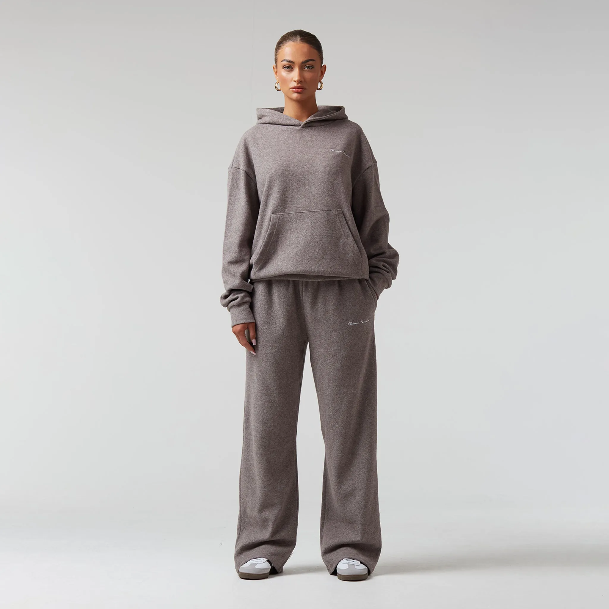 Soft Knit Tracksuit I Brown