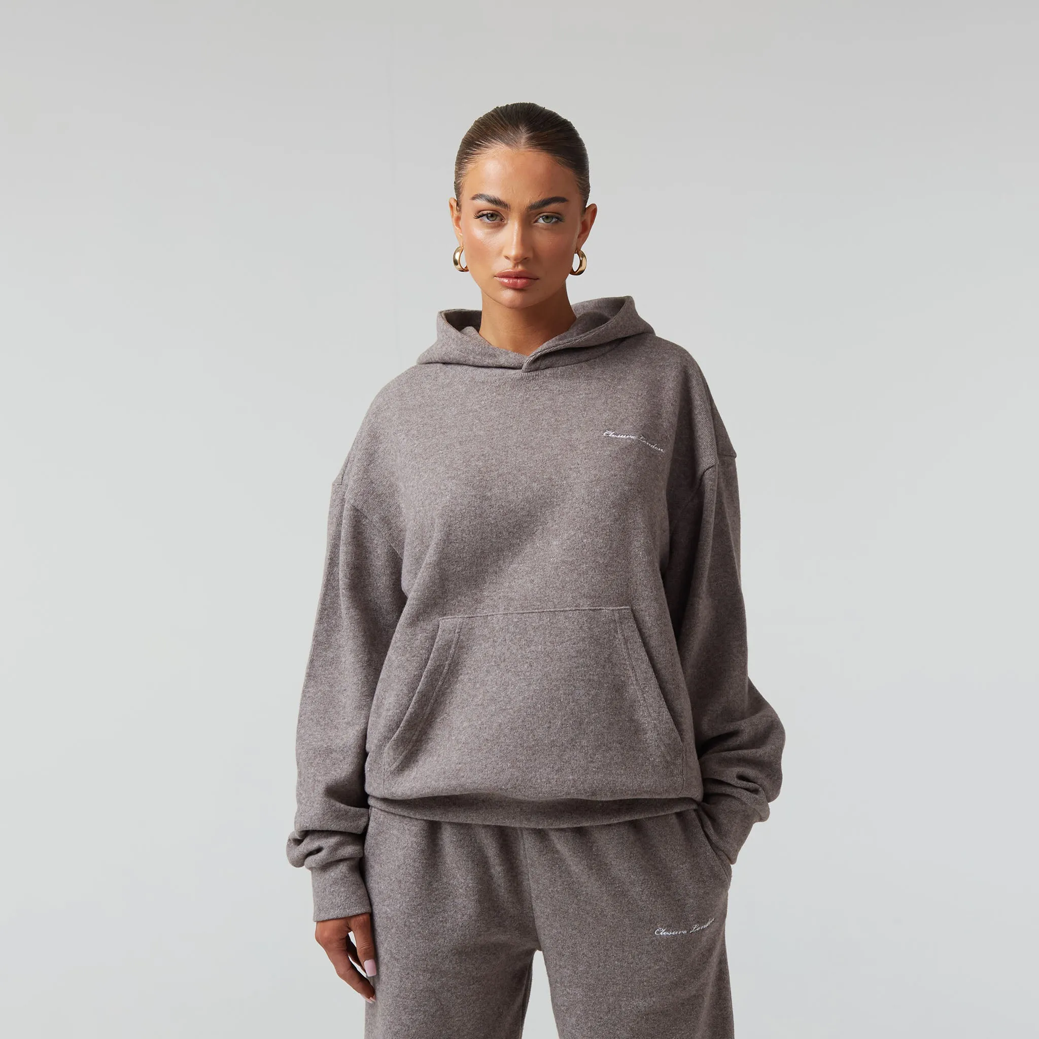 Soft Knit Tracksuit I Brown