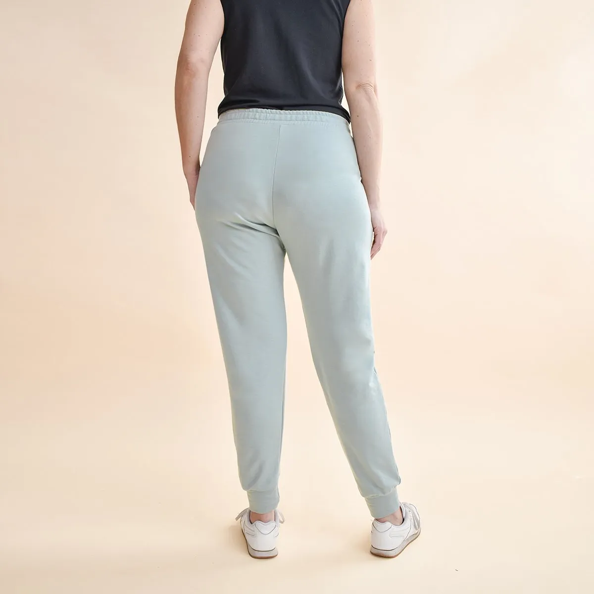 The Fair Cloud Terry Jogger in Mist Green - Final Sale