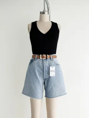 vintage levis 501 jean shorts (M/L)