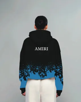 Women Black Oversized Hoodie - Amiri