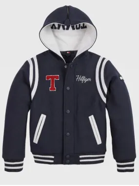 Wool Varsity Bomber